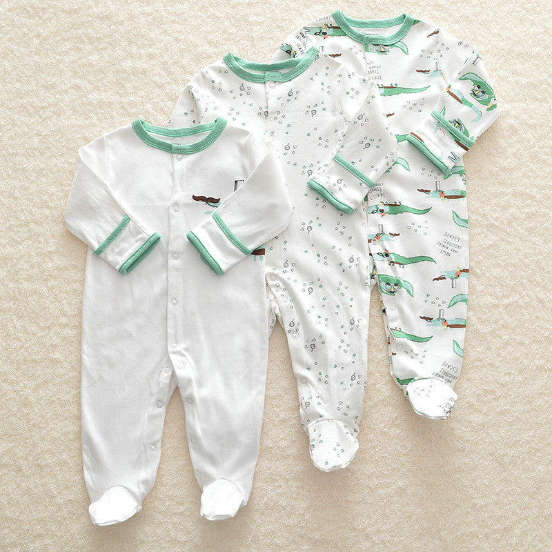Earthy Cotton Onesies (Pack of 3) for Boys and Girls