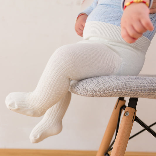 Knitted Cotton Baby Leggings (2 for $30)