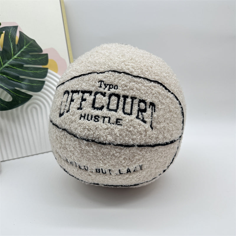 Plush Basketball Nursery Decor