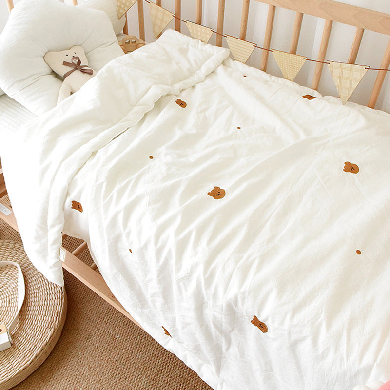 Pure Cotton Embroidered Baby Quilt
