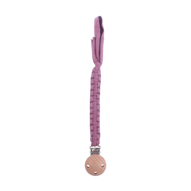 Handwoven Cotton Pacifier Clip Chain