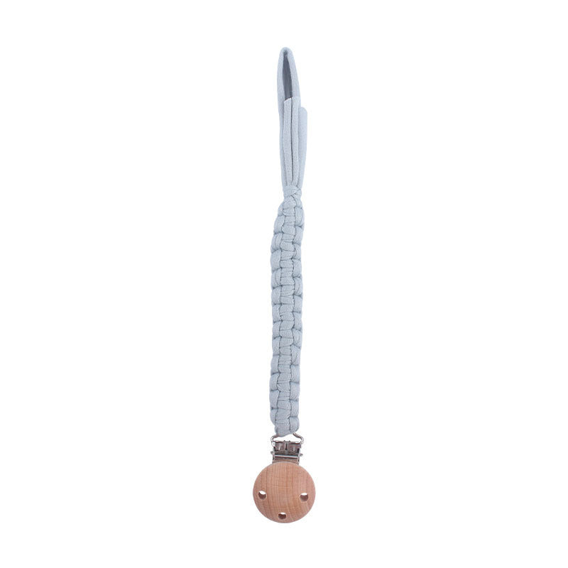 Handwoven Cotton Pacifier Clip Chain