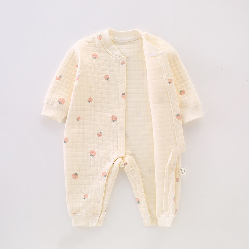 Quality Winter Cotton Onesie (in 6 Earthy prints)