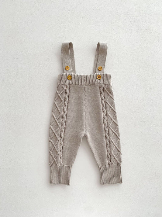 Cotton Knit Baby Overall