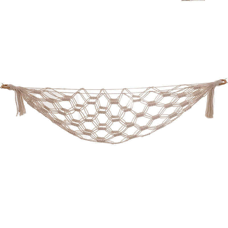 Hand Woven Cotton Toy Storage Hammock