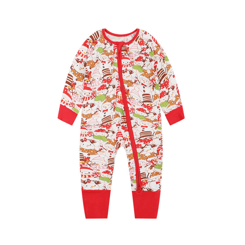 Festive Christmas Baby Romper