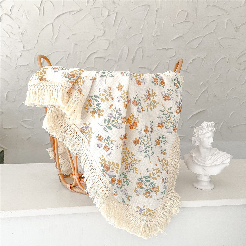 JUST FRUITS AND FLOWERS Light Cotton Blanket Wrap