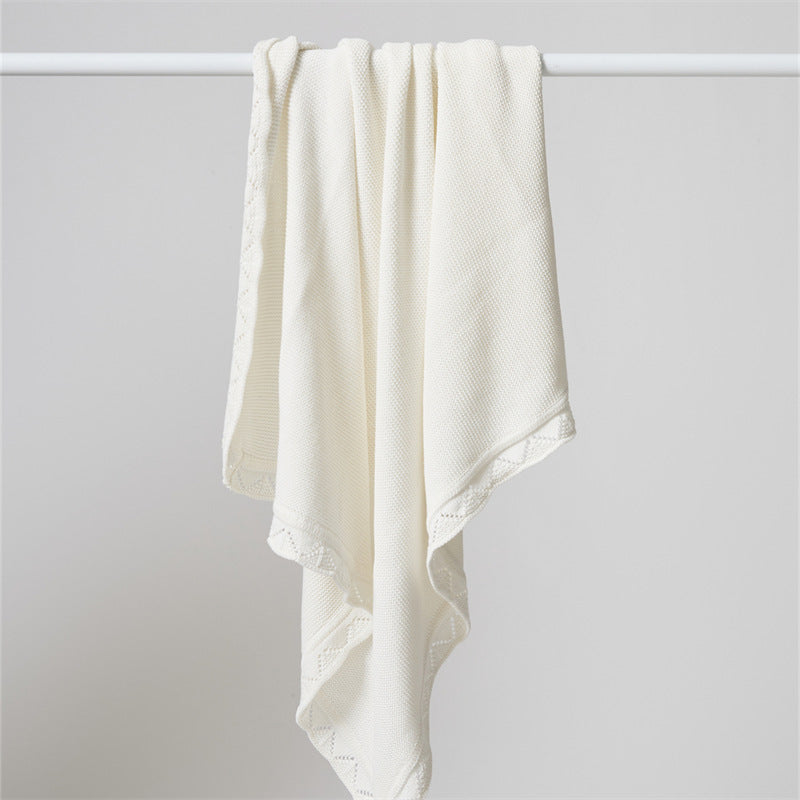 Nordic Cotton Knitted Blanket