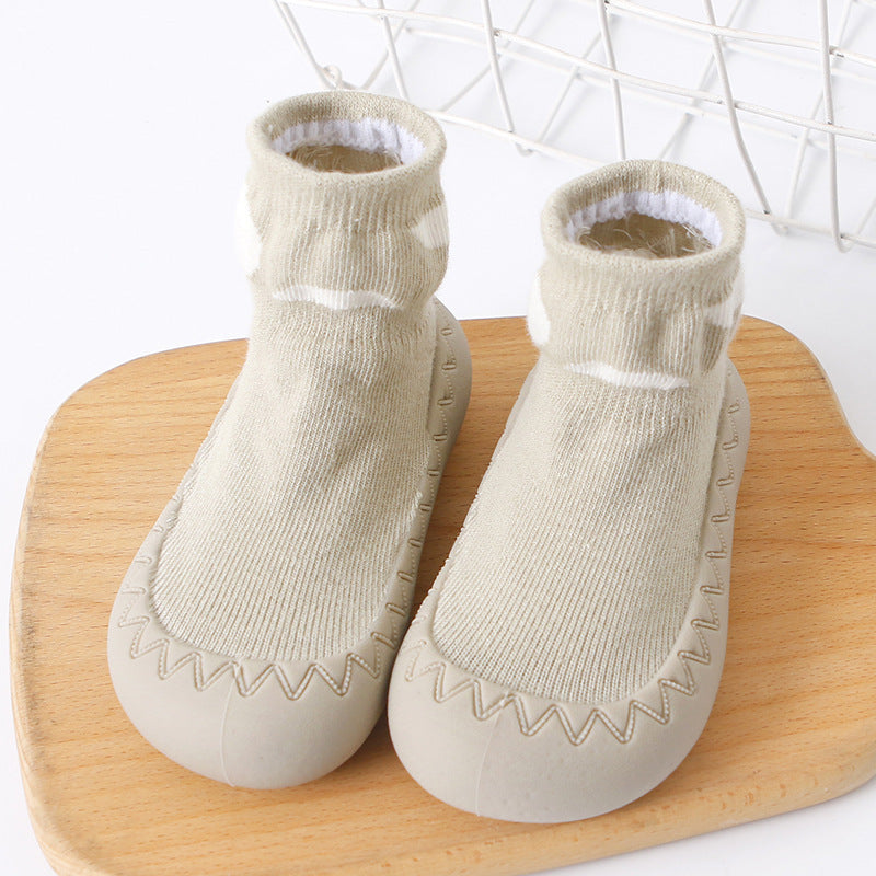 Baby Toddler Sock Shoes Rubber Sole