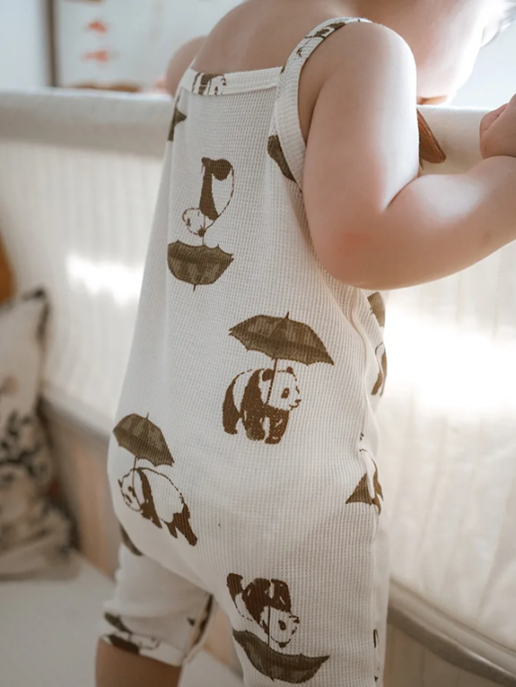 Earthy Cotton Summer Sleeveless Onesie (4 designs)