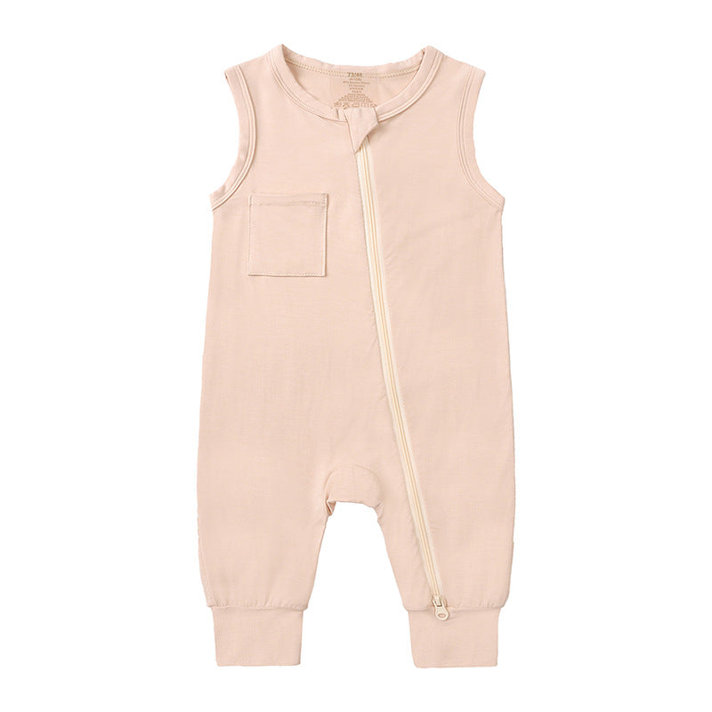 Sleeveless Side Zipper Summer Romper (Take 2 for $40)