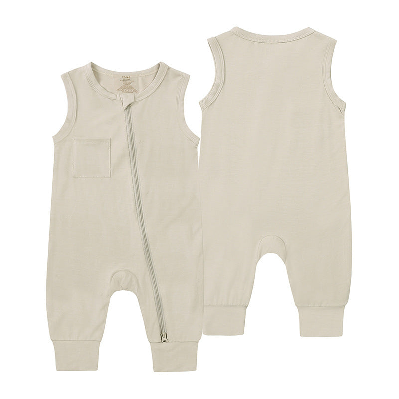 Sleeveless Side Zipper Summer Romper (Take 2 for $40)