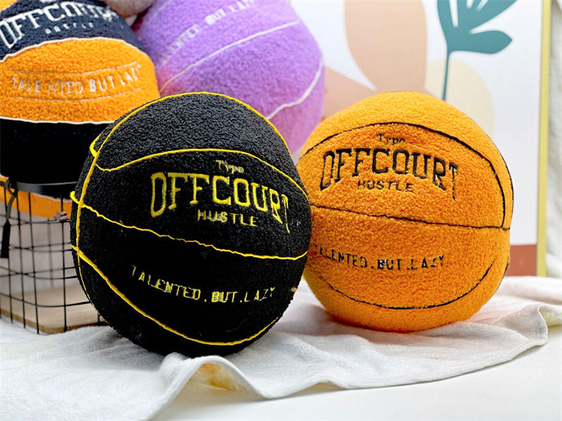 Plush Basketball Nursery Decor