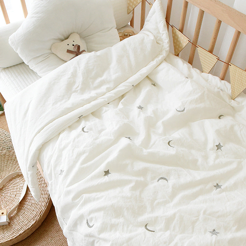 Pure Cotton Embroidered Baby Quilt