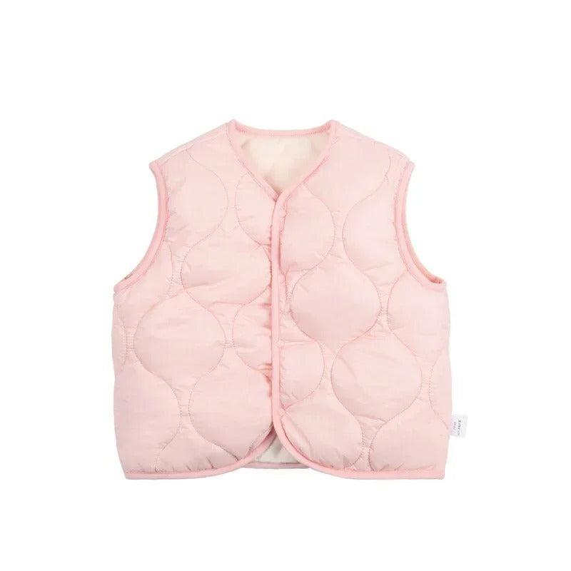 Quilted Winter Baby Vest