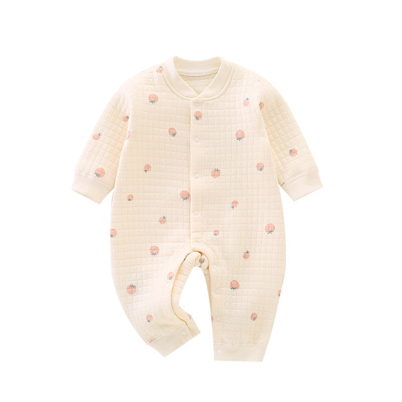 Quality Winter Cotton Onesie (in 6 Earthy prints)