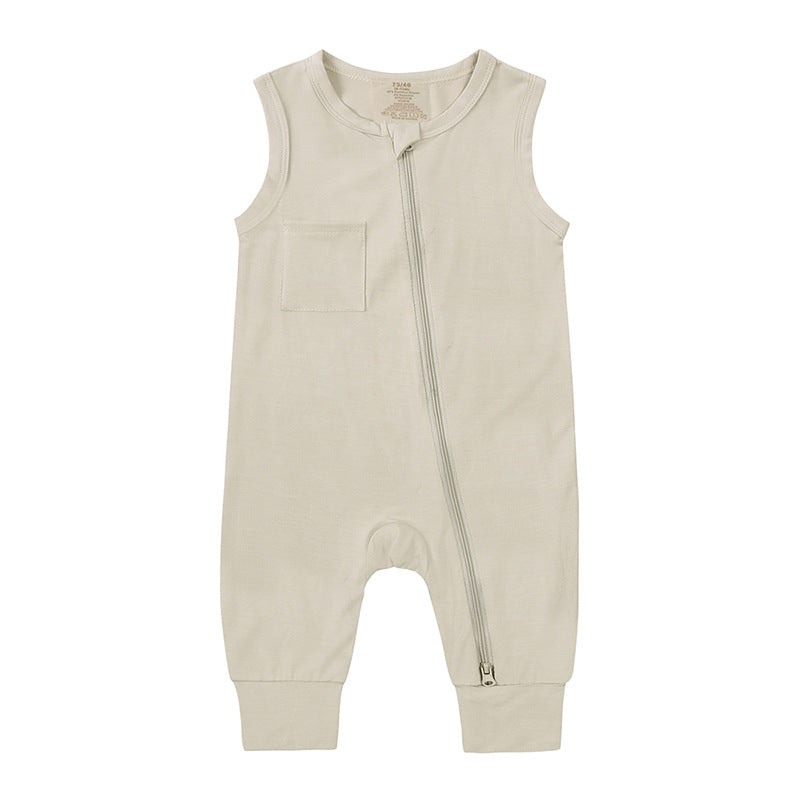 Sleeveless Side Zipper Summer Romper (Take 2 for $40)