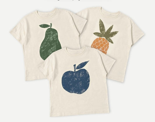 Earthy Summer Just Fruits Cotton Tee