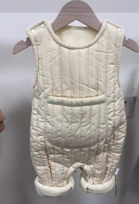 Fleece-lined Quilted Overall